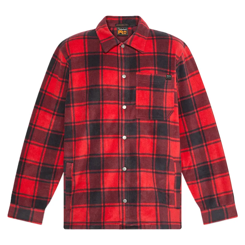 Timberland PRO Shirts Men's Red Lapel Moderate