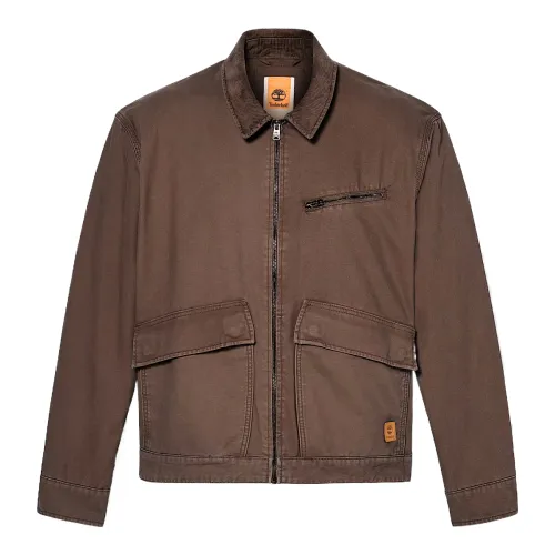 Timberland Jackets Men's Brown Lapel Moderate Other