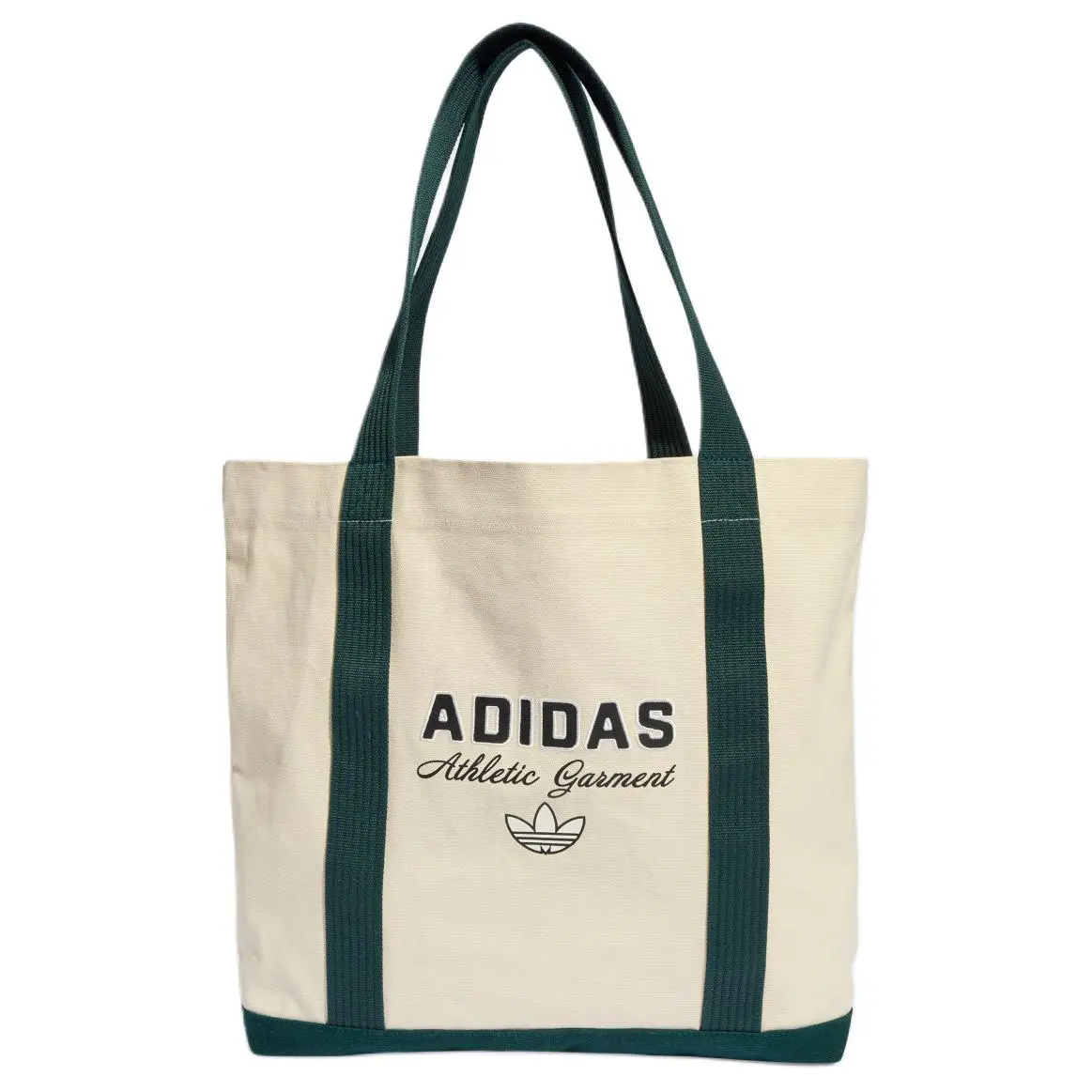Adidas Originals Trefoil Cotton Tote Bag, Shopping Bag, Shoulder Bag Regular Unisex Wonder White