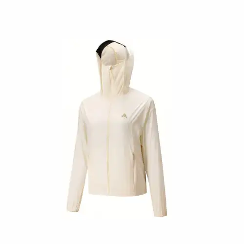 Anta Sports Lifestyle Collection Women's Outdoor Collection Sun Protection Clothing Women's Warm Jade White