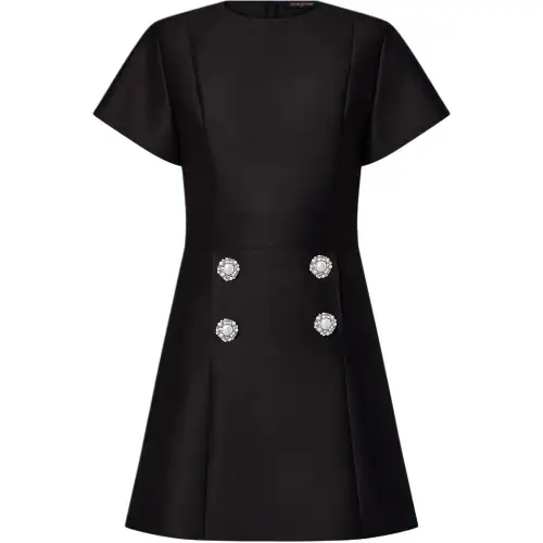 LOUIS VUITTON Short Sleeved Dress Women's