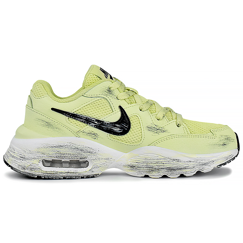 Nike Air Max Fusion Lightweight Low top Running Shoes Women’s Yellow Green