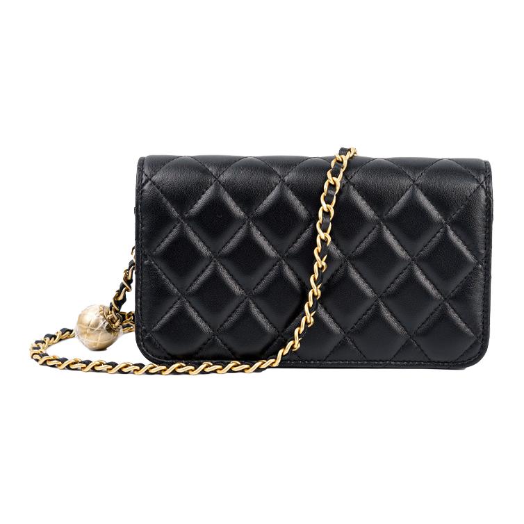 Женская сумка Chanel WOC (черная) — фото 3