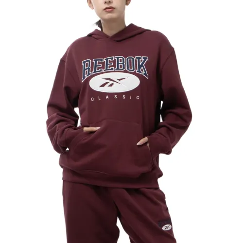 Reebok Sweatshirts Women's Chestnut Hooded Moderate