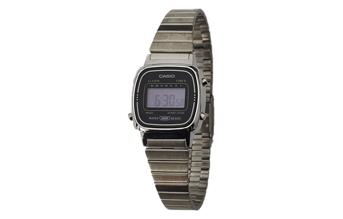 CASIO Custom Collection Quartz Movement Stainless Steel Strap Watch Women's Watch Purple Watch Dial