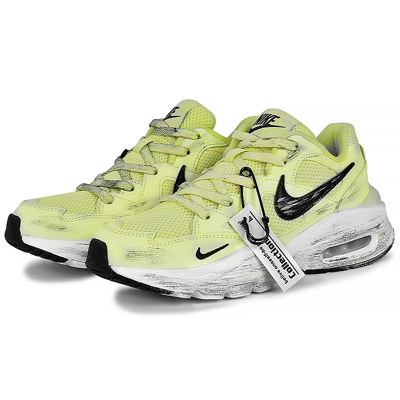 Nike Air Max Fusion Lightweight Low top Running Shoes Women’s Yellow Green