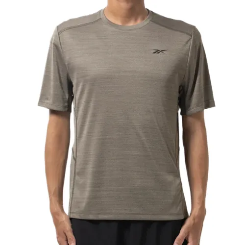 Reebok T Shirts Men's Green Crew Neck Moderate
