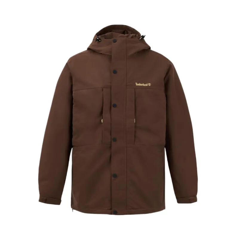 Timberland Jackets Men's Brown Hooded Moderate Other