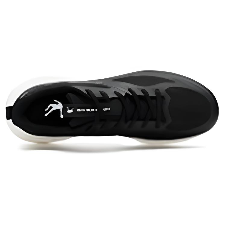 QIAODAN Abrasion Resistant Balance Low top Casual Running Shoes Men’s Black White