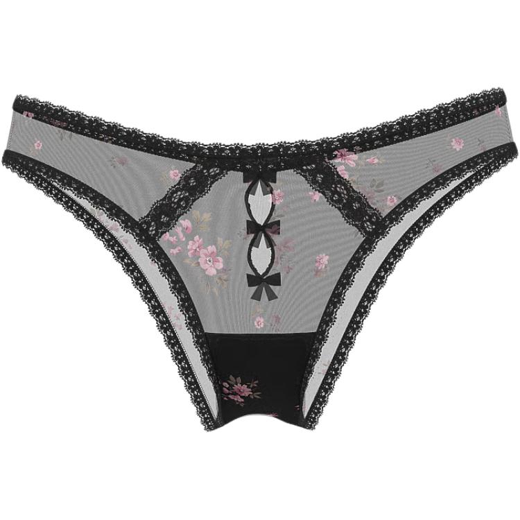 Женские штаны Victoria's Secret Кружевные трусики (цветочные)