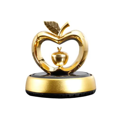 KecoSweet Car Aromatherapy Perfume Solar Center Console Apple Heart-Shaped Ornaments Car Odor Elimination Fragrance Decoration Car Ornaments General