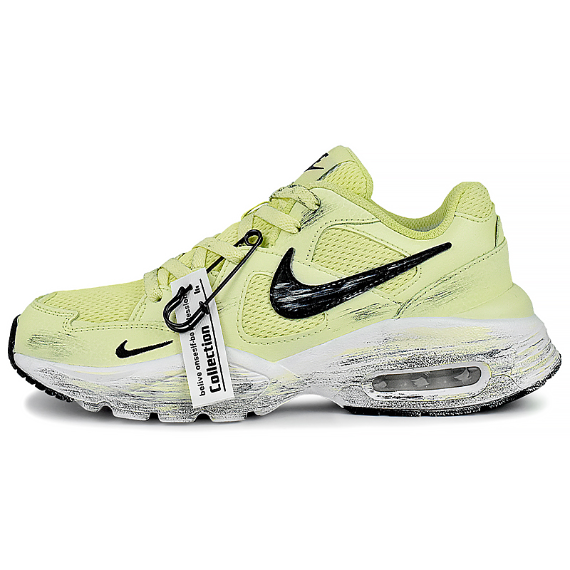 Nike Air Max Fusion Lightweight Low top Running Shoes Women’s Yellow Green