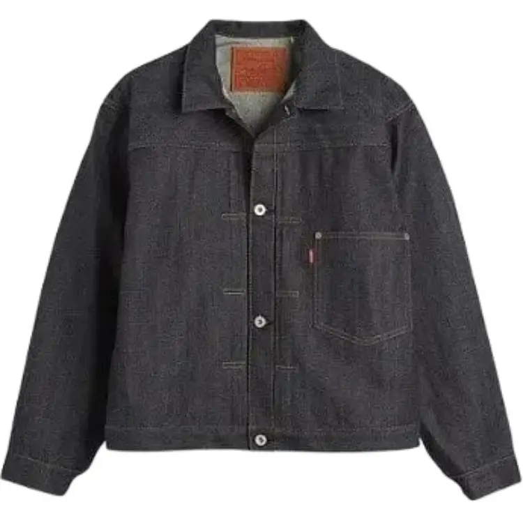 Levi's Denim Jackets Men's Indigo Lapel Moderate Straight Fit
