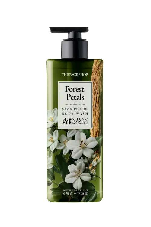 THE FACE SHOP Secret Perfume Shower Gel Aromatherapy Oil Control Moisturizing Long-lasting Woody Fragrance Sandalwood Citrus Fragrance
