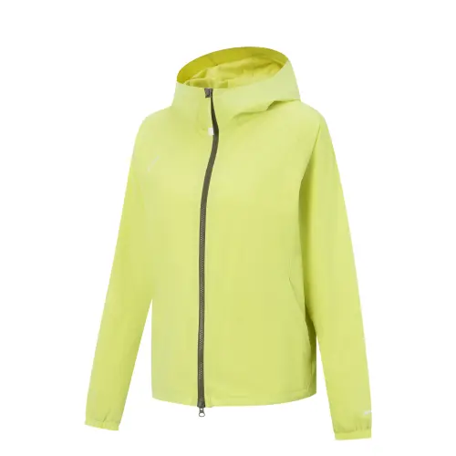 Li Ning Fitness Series Trench Coat Women's Yellow Neon Green