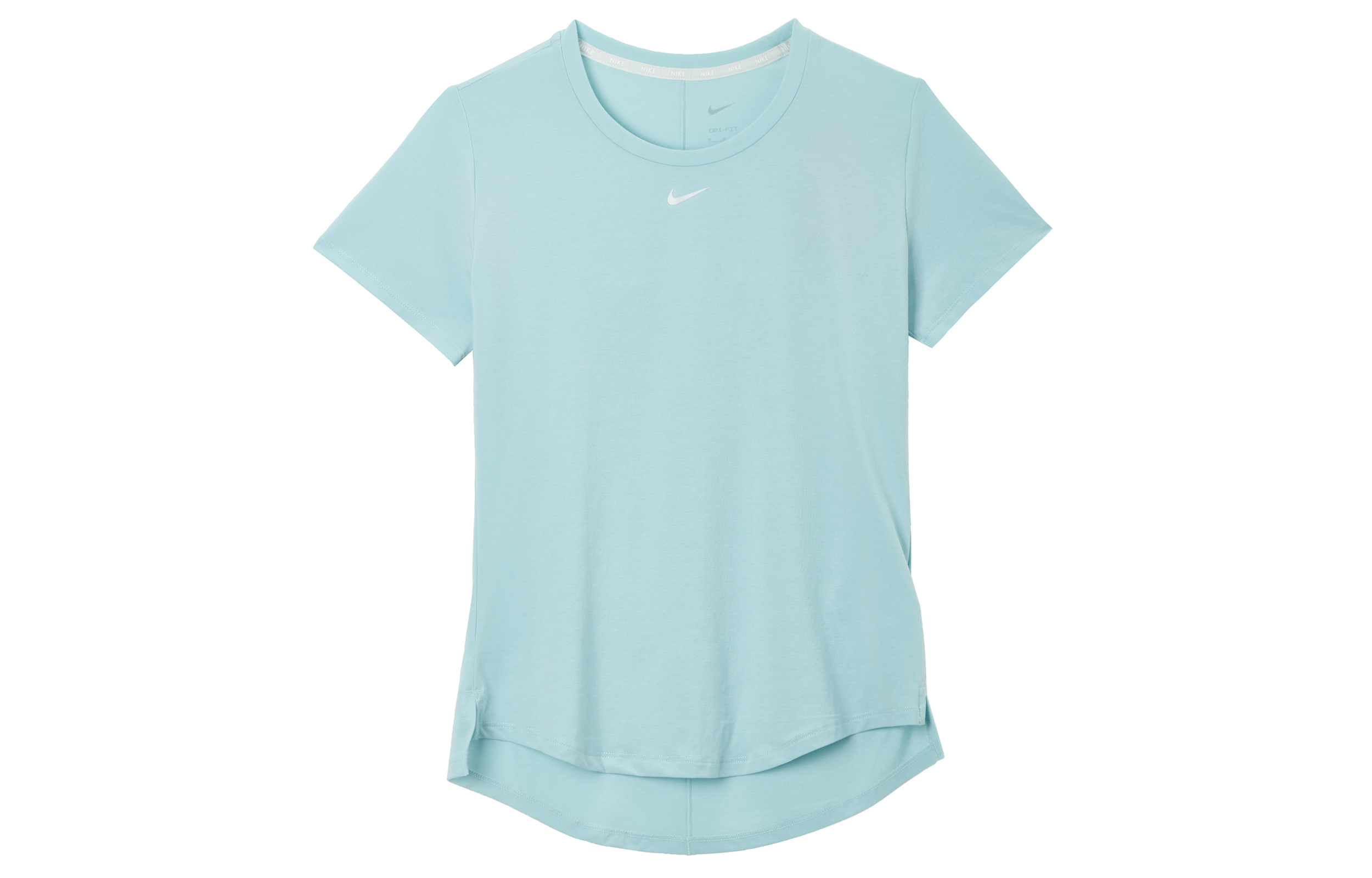 Женская футболка Nike Dri-FIT One Luxe (зеленая)