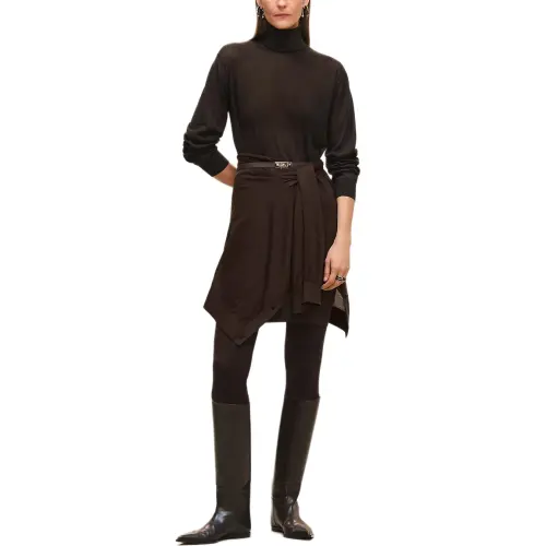 HERMES FW25 Long Sleeved Dress Women's