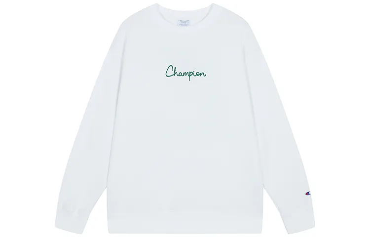Champion Sweatshirts Unisex Crew Neck Thickened Straight Fit