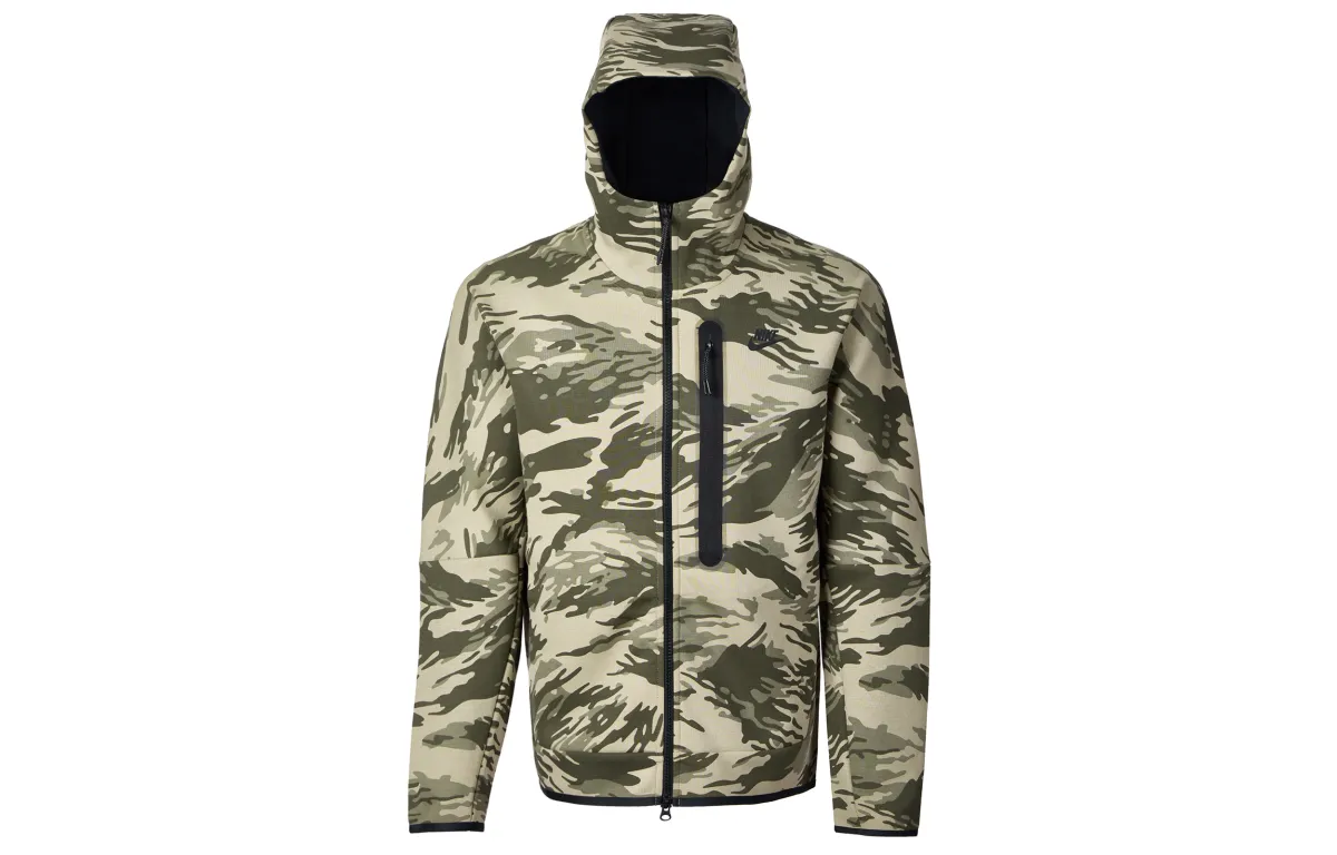 Nike Sweatshirts Men's Mysterious Lime Hooded (Non-detachable) Moderate