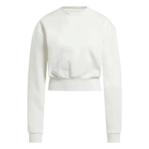 Reebok Sweatshirts Women's White Crew Neck Moderate Other