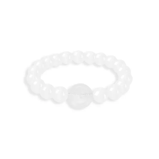 Tkb White Jade Bodhi Bracelets Unisex