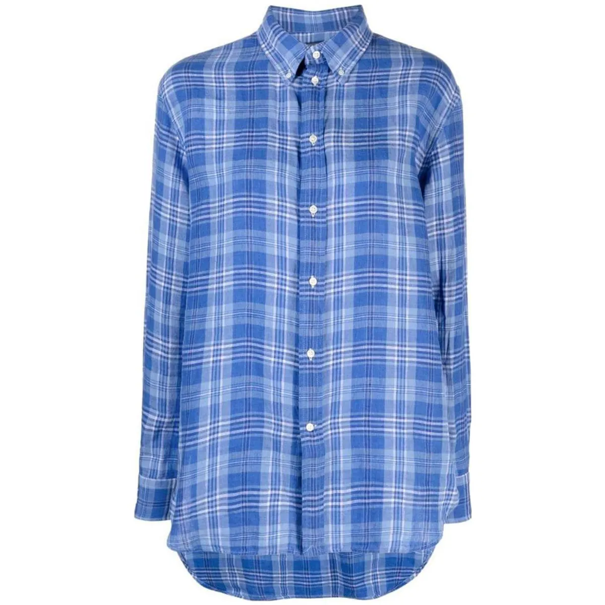 checked linen shirt