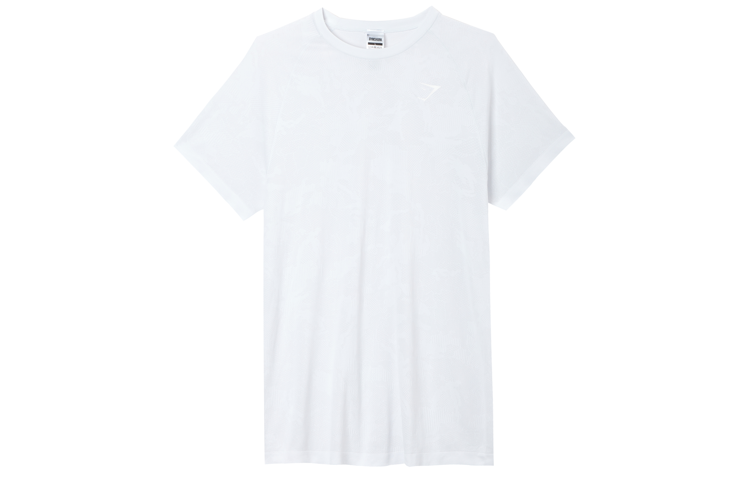 GYMSHARK Workout Clothing Men’s White/Light Gray