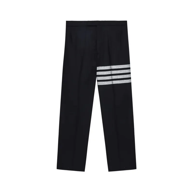 Thom Browne 4-Bar low-waist tailored trousers