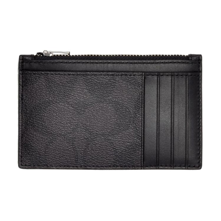 Кошелек COACH Card Case 13 (угольно-черный)