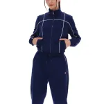 FILA Jackets Women's Marine Blue Stand Collar Moderate Other
