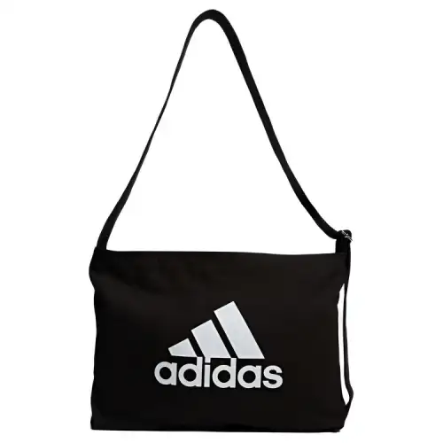 Adidas Cotton Shoulder Bag Unisex Black
