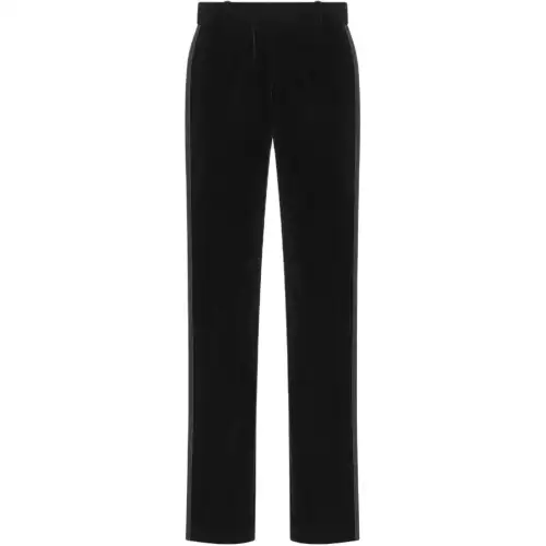 DIOR Casual Pants Women's Black Moderate Slim Fit Pants