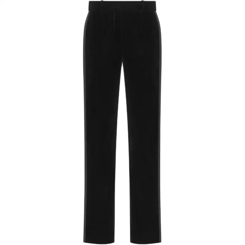 DIOR Casual Pants Women's Black Moderate Slim Fit Pants