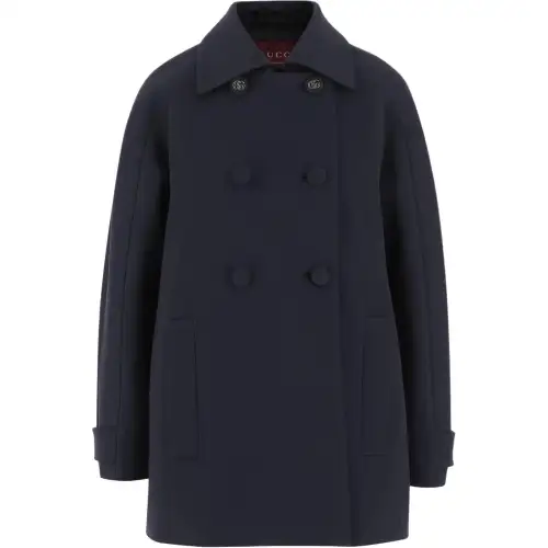 Gucci double-breasted buttoned coat