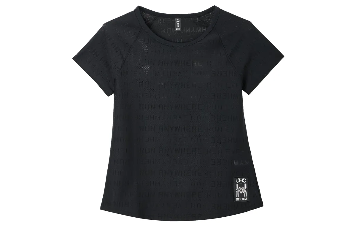 Under Armour Raglan Sleeve T Shirt Women's Black