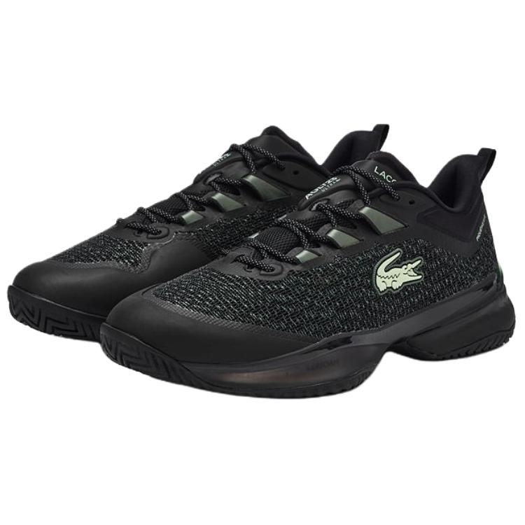 LACOSTE AG LT23 Classic And Versatile Low top Tennis Shoes Men’s Black