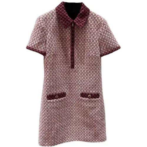 GUCCI Diamond Cotton Bouclé Dress