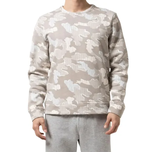 Reebok Sweatshirts Men's Khaki Crew Neck Moderate