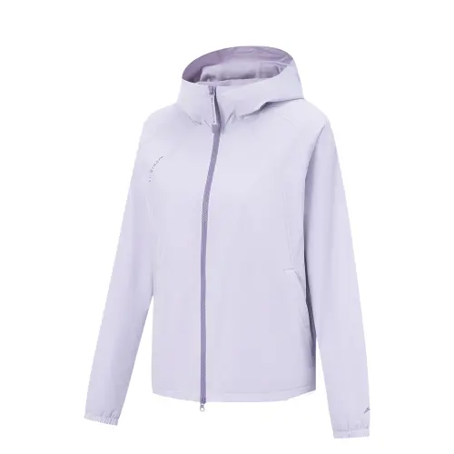 Li Ning Fitness Series Trench Coat Women's Sea Salt Purple