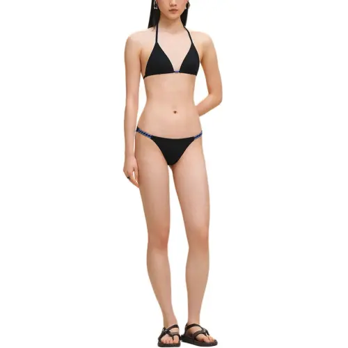 HERMES Bikinis Women's Blue Black Moderate