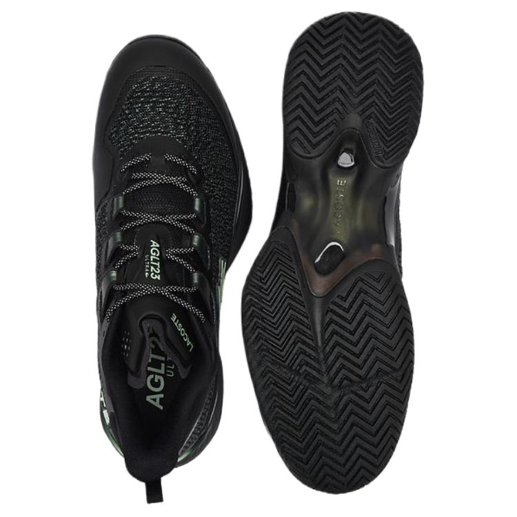 LACOSTE AG LT23 Classic And Versatile Low top Tennis Shoes Men’s Black