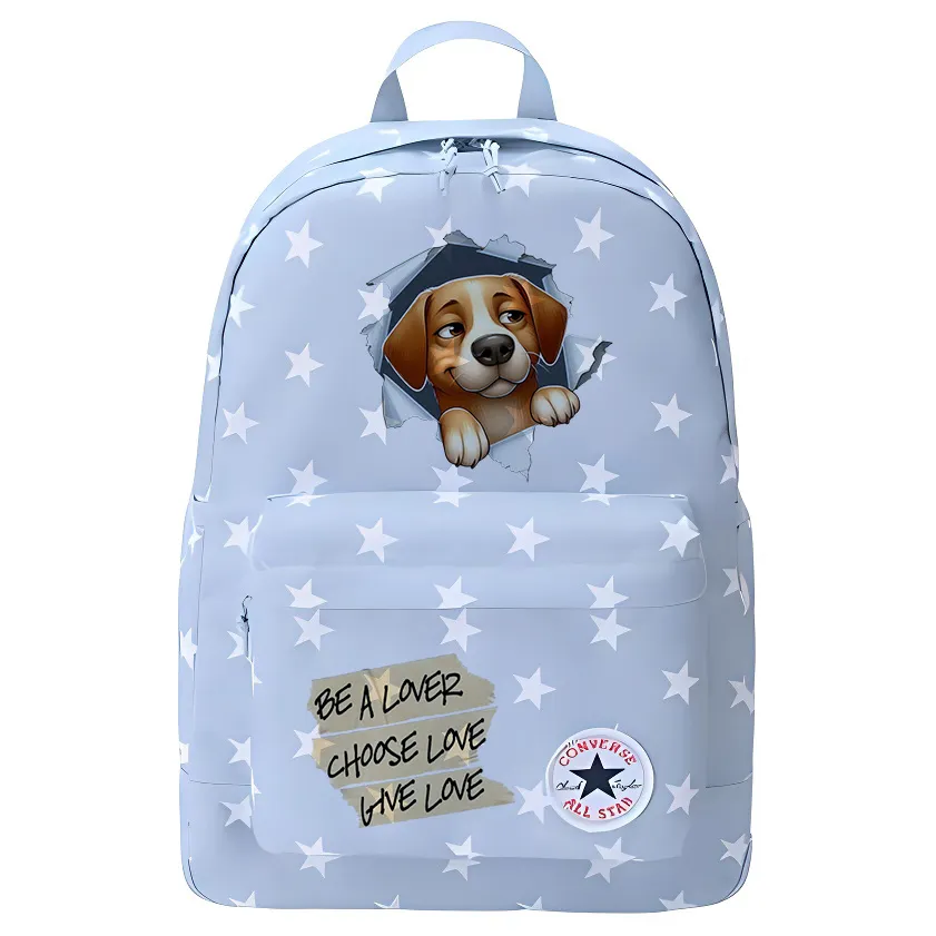 Converse Polyester Backpack Medium Size Regular Unisex Light Haze Blue