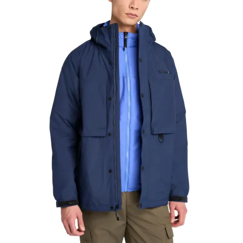 Timberland Jackets Men's Blue Hooded Moderate Other