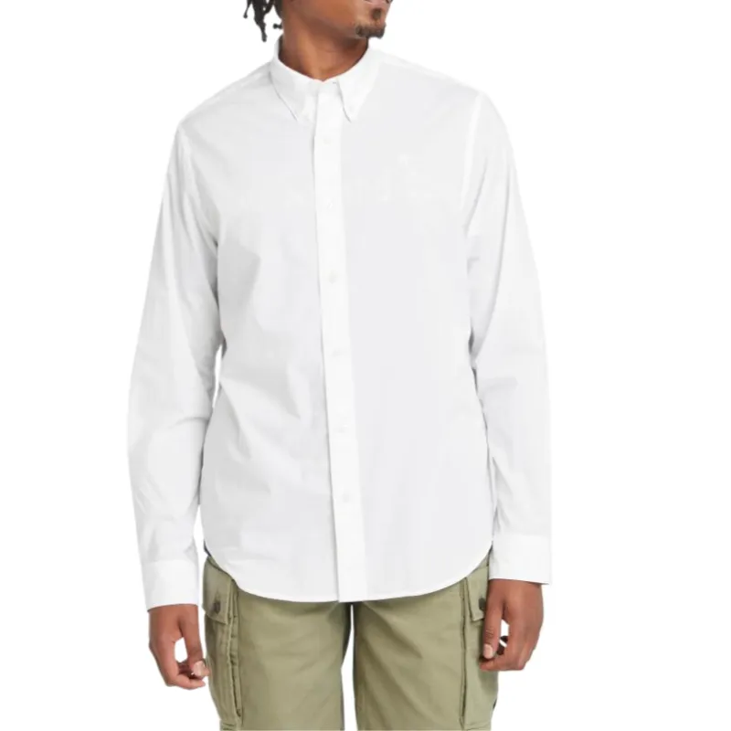 Timberland Shirts Men's White Lapel Moderate