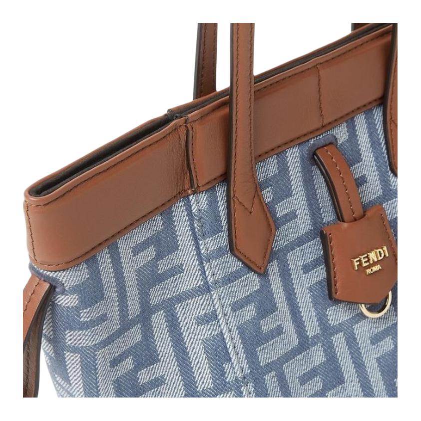 Сумка Fendi Origami (синяя) — фото 5
