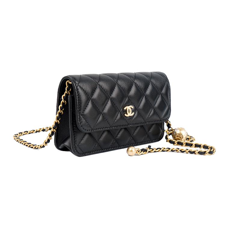 Женская сумка Chanel WOC (черная) — фото 2