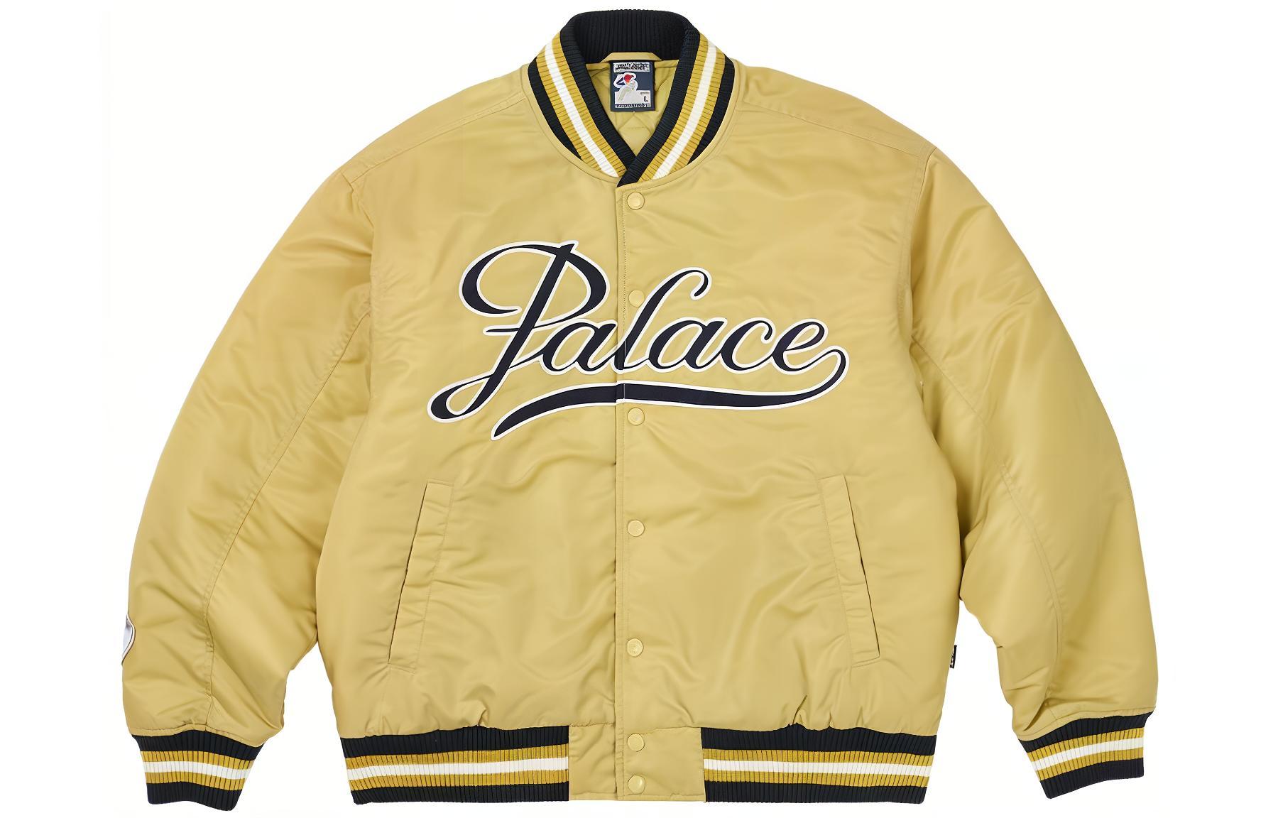 Куртка Palace FW23 Брендовый Логотип (золотая)