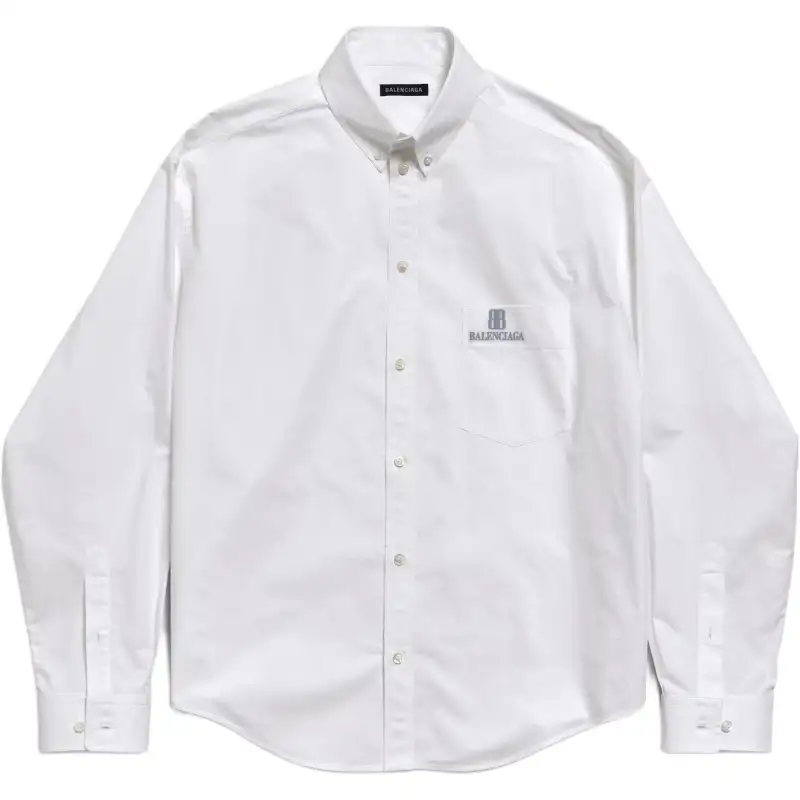Balenciaga Button Up Large Fit Shirt