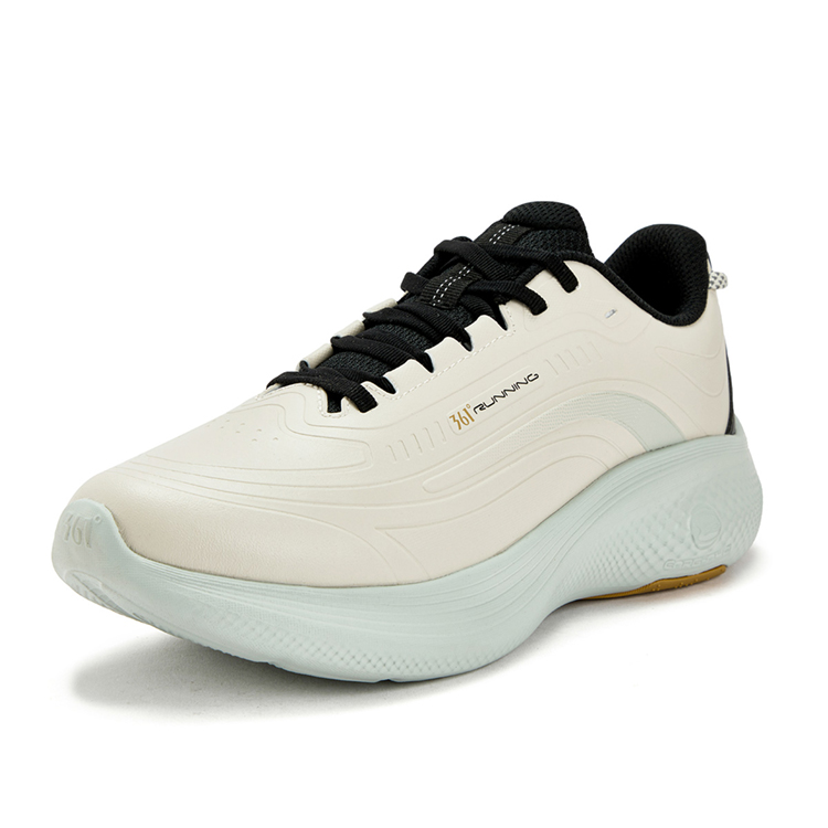 361° Cushioning, Wear Resistant Low top Casual Running Shoes Men’s Oat Milk