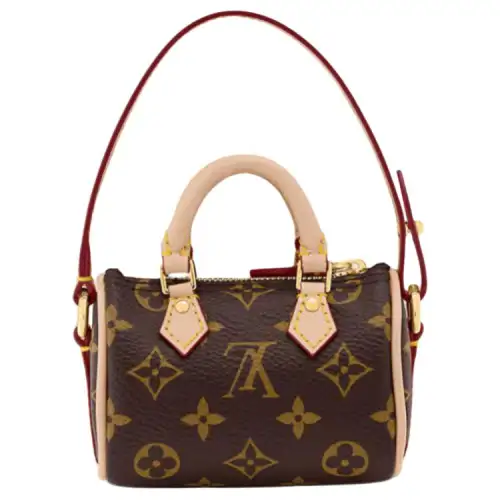LOUIS VUITTON Bag Charm Speedy Monogram Brown